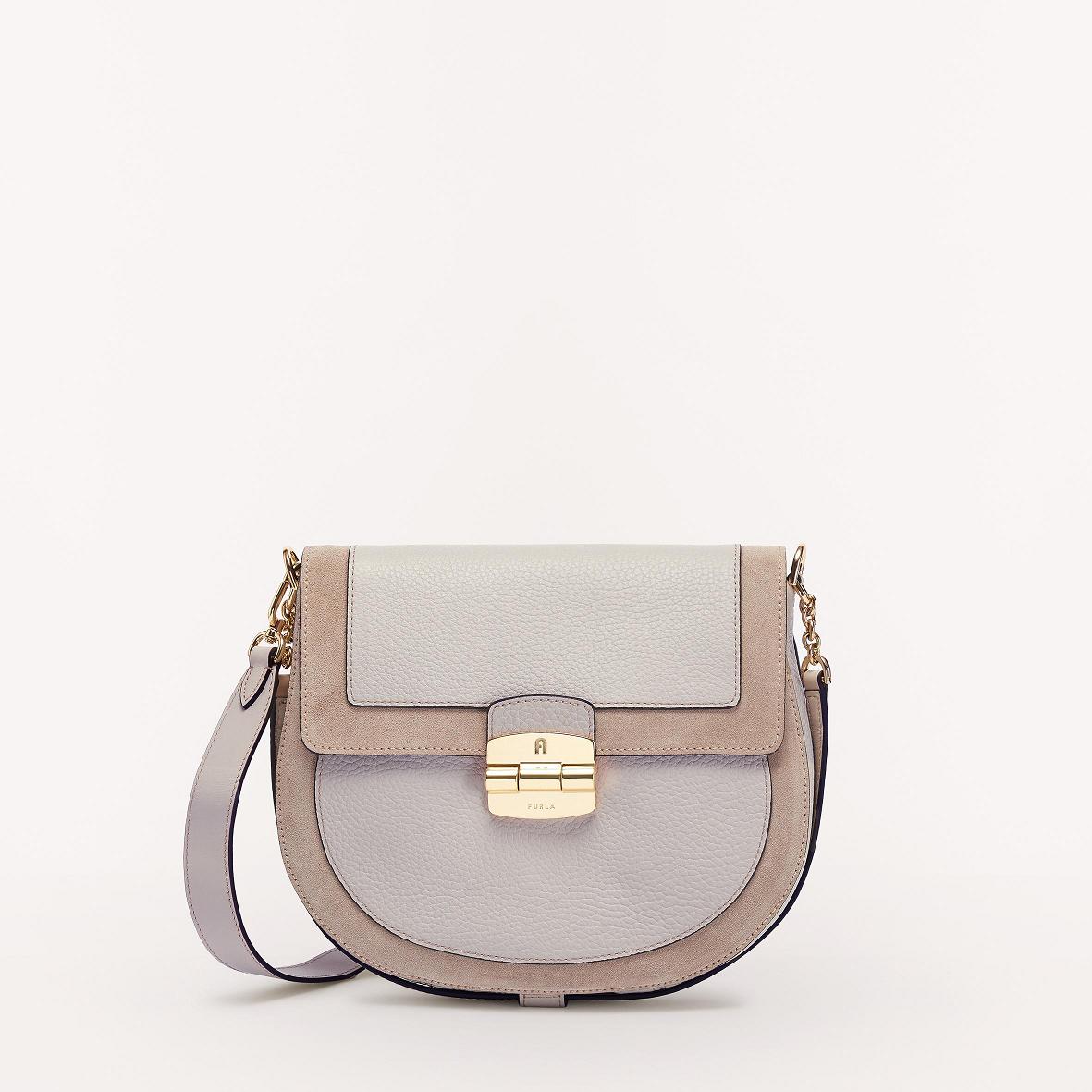 Furla Club 2 Vesker Oslo - Crossbody Dame Beige DQO015783